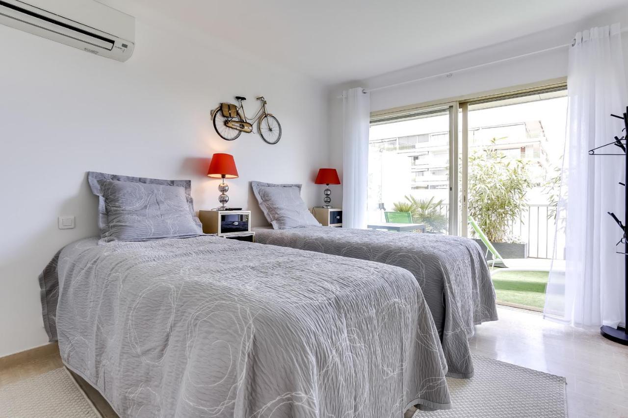 Immogroom - Apartment With Terrace - Ac - Parking Cannes Luaran gambar